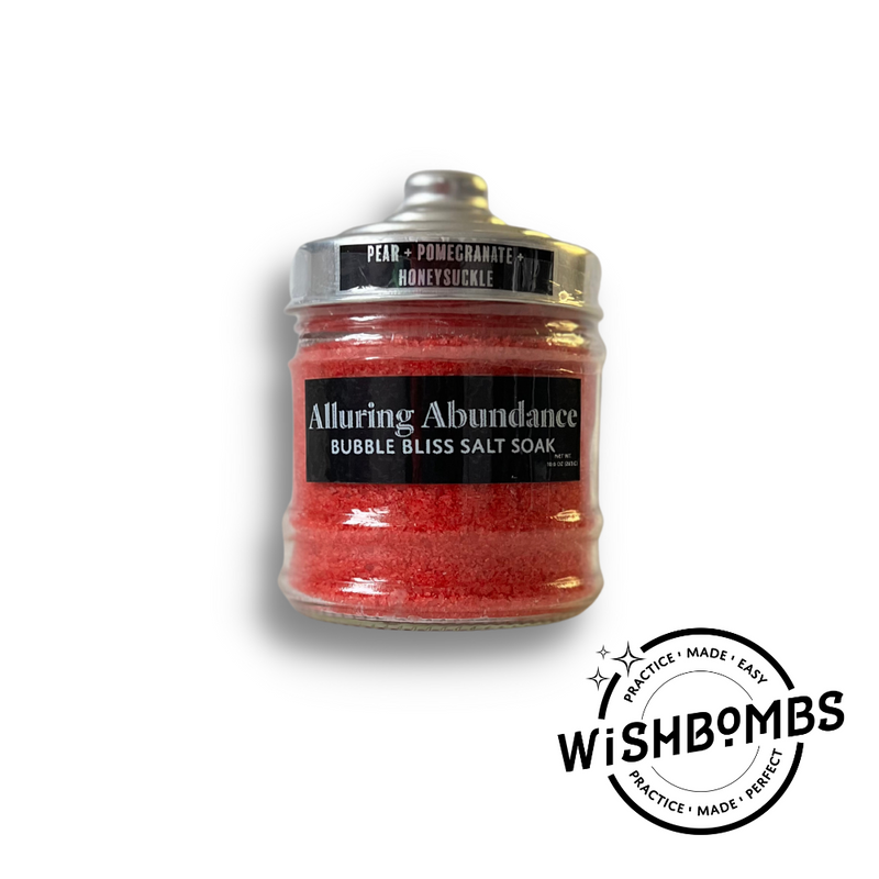 WishBombs | Alluring Abundance Bubble Bliss Salt Soak